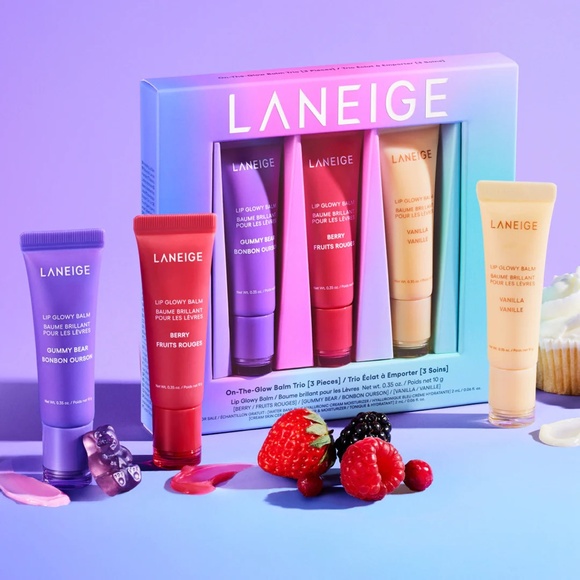 COPY - [LANEIGE ] On-The Glow Balm Trio (3 Pieces) - Picture 1 of 4